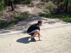 Burpee Bring Legs in Under the Body