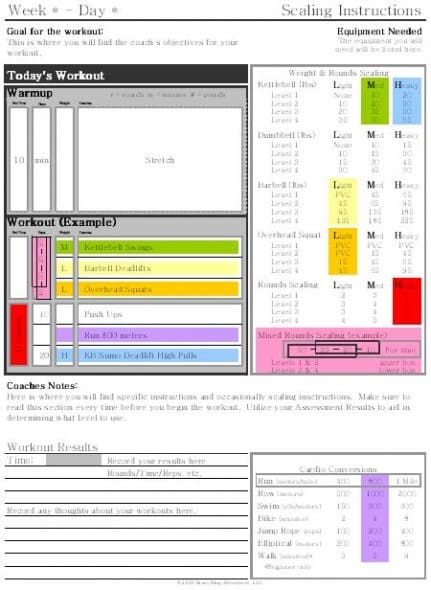 Training Template